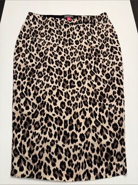 Vince Camuto Leopard Print Pencil Skirt Women’s XS